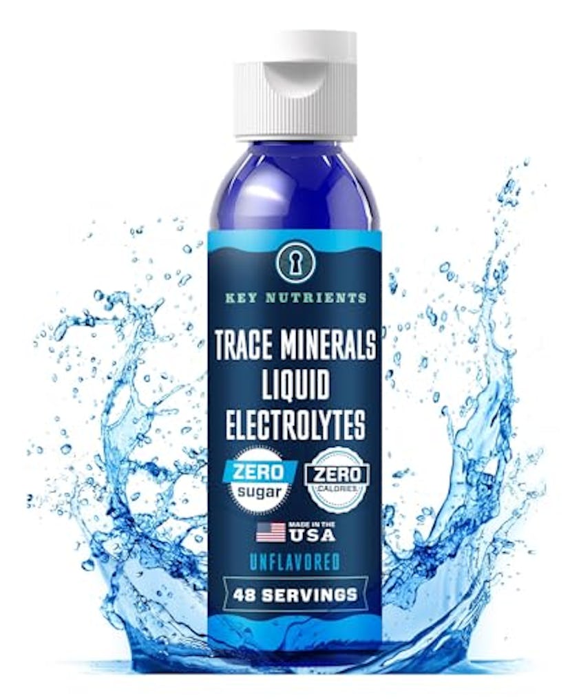 KEY NUTRIENTS Trace Minerals Liquid Electrolytes for Hydration Recovery 4oz - Electrolyte Drops, Ele...