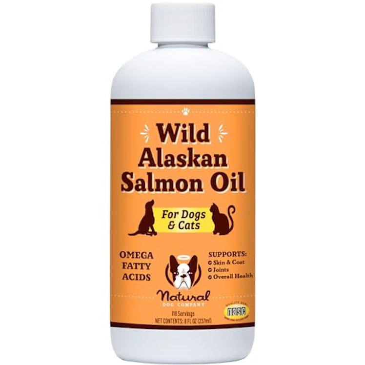 Natural Dog Company Wild Alaskan Salmon Oil for Dogs (8 oz)