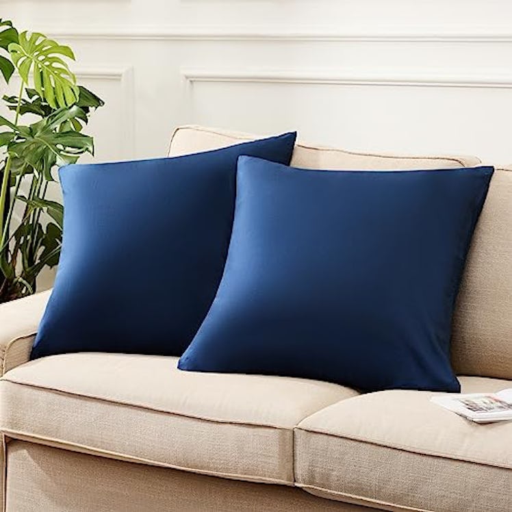 Bedsure Euro Throw Pillow Covers (Set Of 2)