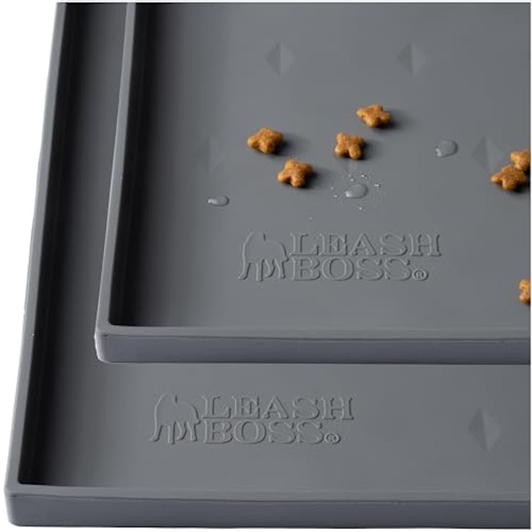 Leashboss Waterproof Dog Food Mats (2-Pack)