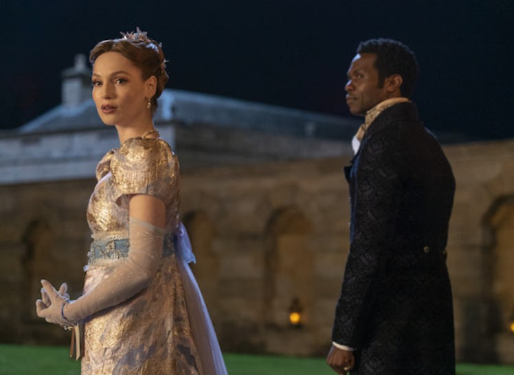 Hannah Dodd and Victor Alli in 'Bridgerton' Season 3