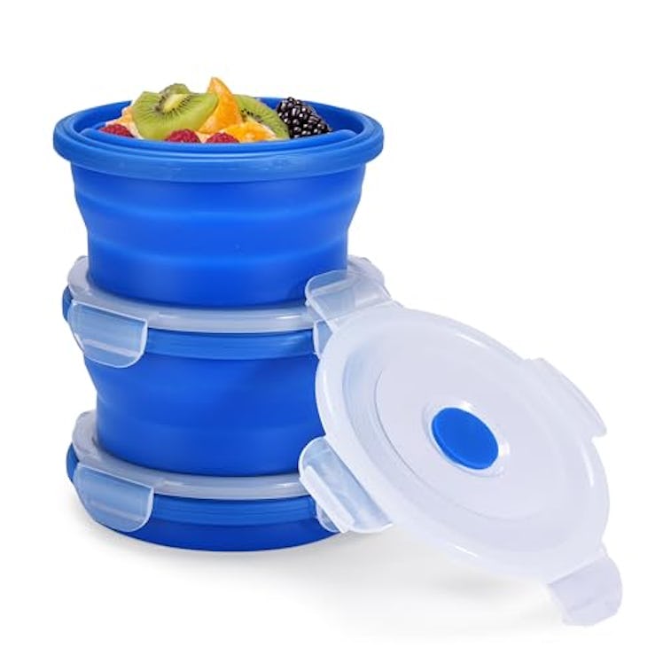 Vdomus Collapsible Food Storage Container with Lid