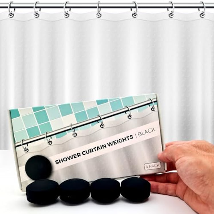 HMmagnets Anti-Billowing Magnetic Shower Curtain Weights