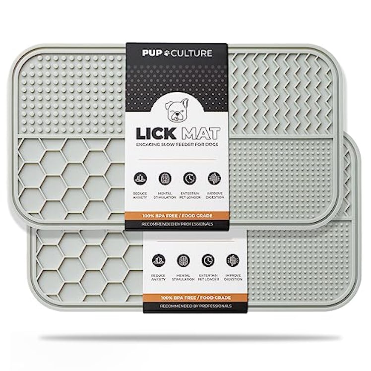 Pup Culture Dog Lick Mat for Dogs (2-Pack)