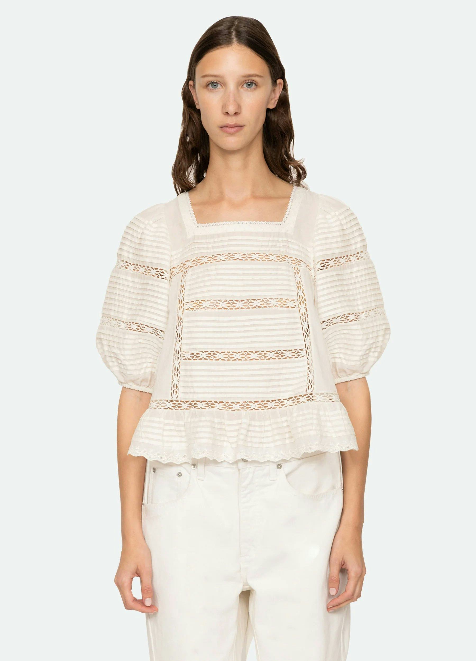 VINTAGE LIKE LACE BLOUSE