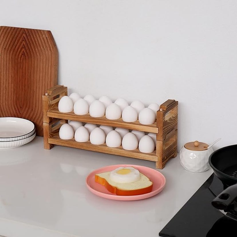 KingLin Wooden Egg Holder