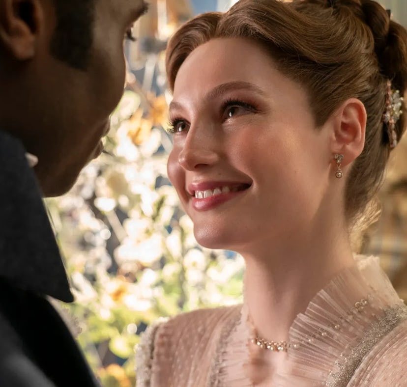 Hannah Dodd and Victor Alli in 'Bridgerton' Season 3