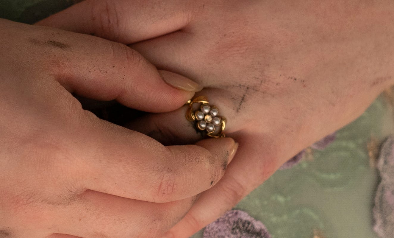 Nicola Coughlan as Penelope Featherington on 'Bridgerton' Season 4.  