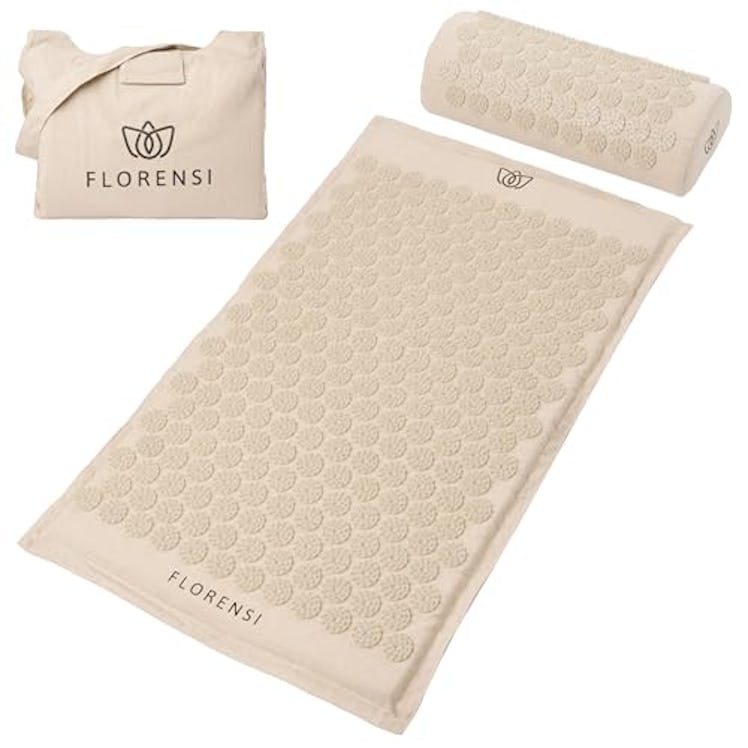 Florensi Acupressure Mat and Pillow Set (3 Pieces)