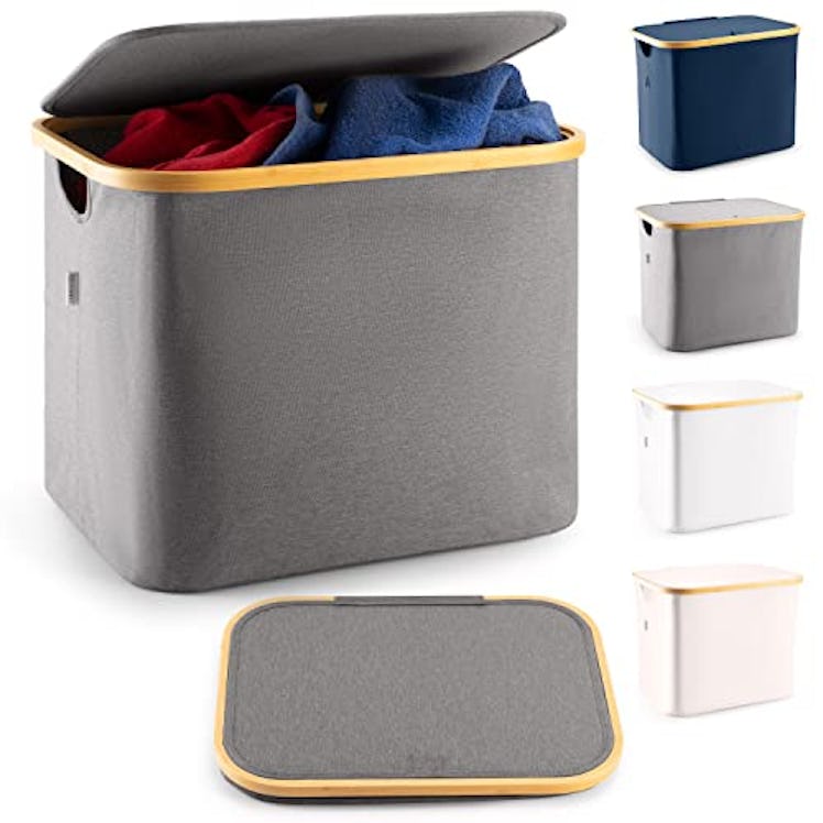 Lonbet Laundry Hamper With Lid Cover