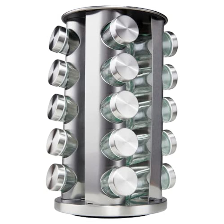 FineDine Round Stainless Steel Spice Rack