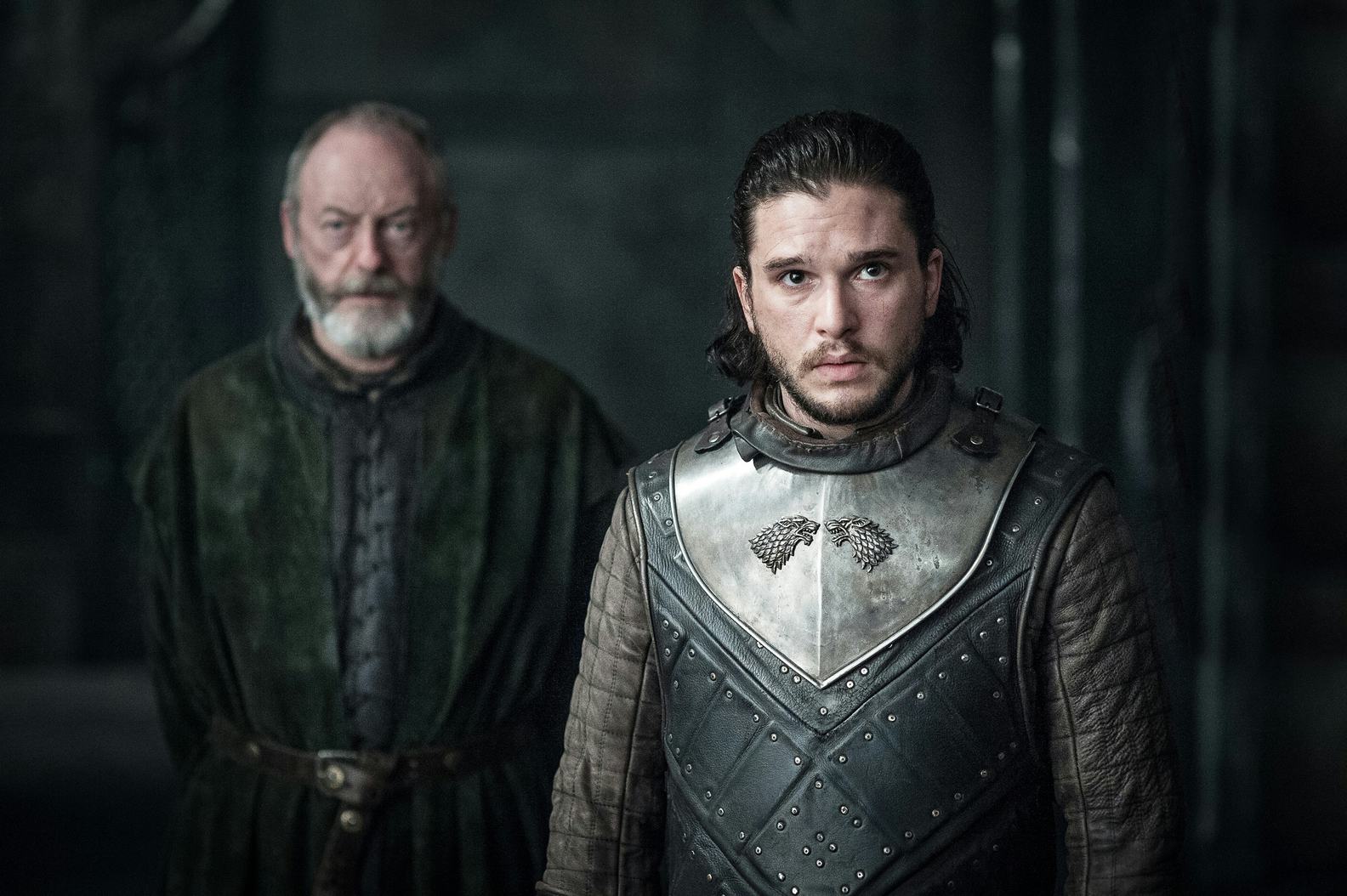 Liam Cunningham and Kit Harington in Game of Thrones. &lsquo;HOTD&rsquo; Season 2: Who Is Torrhen Stark?