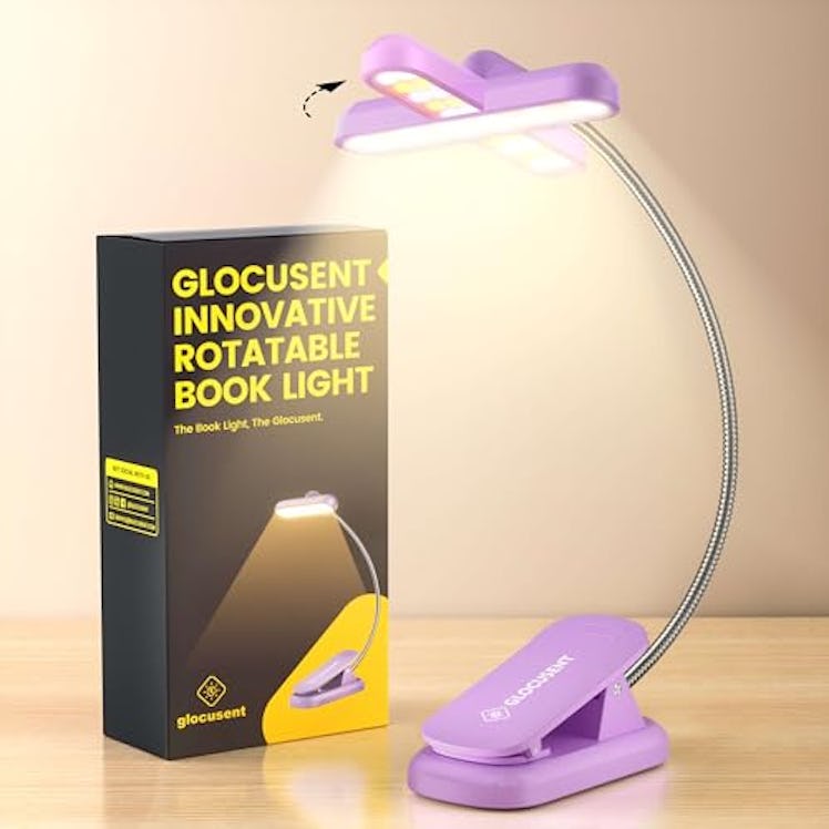 Glocusent Rotatable Book Light