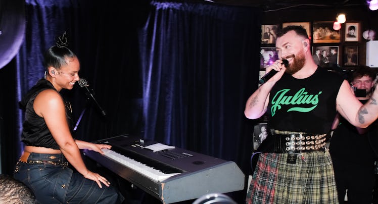 Sam Smith and Alicia Keys