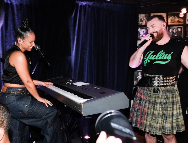 Sam Smith and Alicia Keys