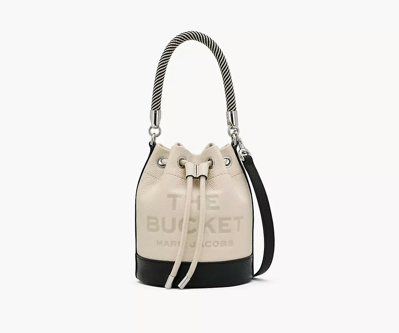 The Colorblock Leather Bucket Bag