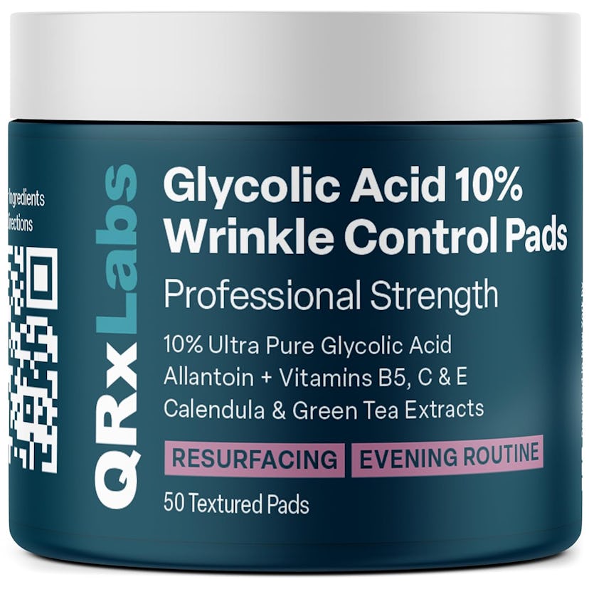 QRxLabs Glycolic Acid Wrinkle Control Pads (50-Pack)