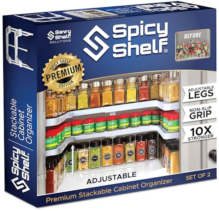 Spicy Shelf Expandable 2-Tiered Spice Rack Organizer