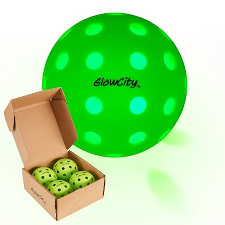 GlowCity LED Pickleballs (4-Pack)