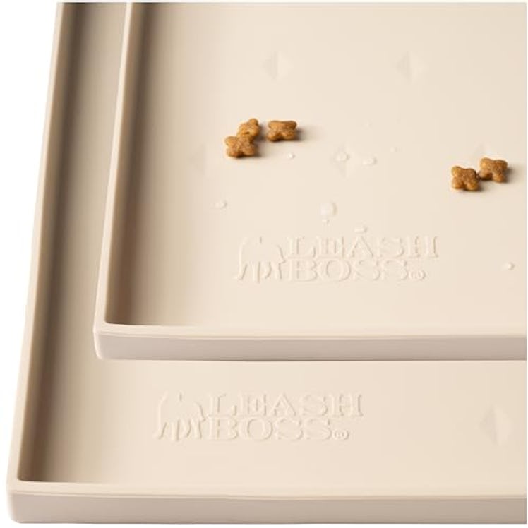 Leash Boss Silicone Pet Feeding Mats (2-Pack)