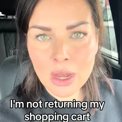 A Mom Is Trying To Explain Why She Doesn't Return Her Shopping Cart And It's Not Going Well