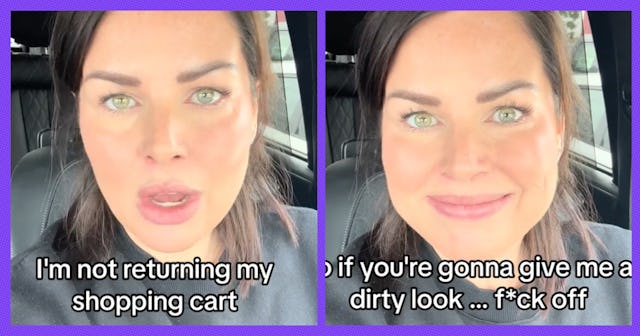 A woman explained why she doesn't return shopping carts and... not many people are siding with her. 