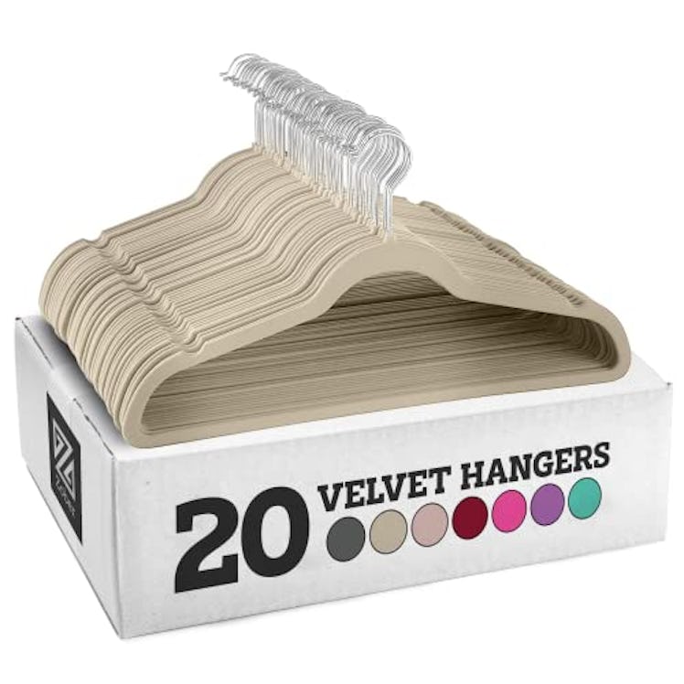 Zober Velvet Hangers (50-Pack)