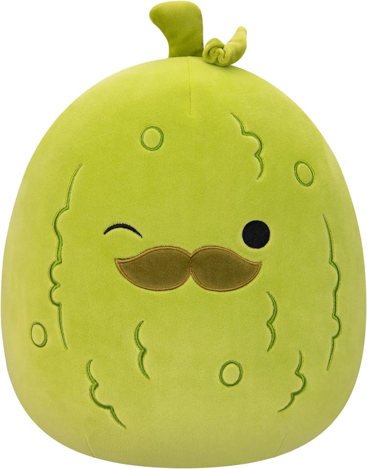 Squishmallows Original 12-Inch Charles Pickle with Mustache