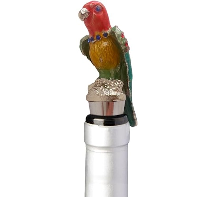 TenTen Labs Parrot Wine Bottle Stopper