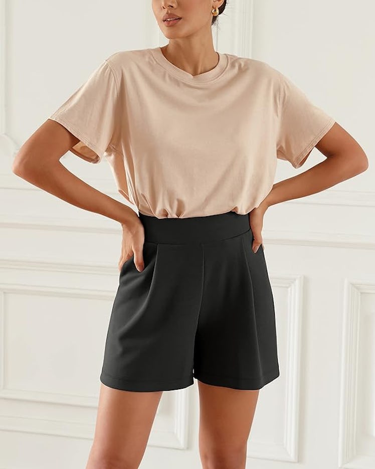 ODODOS Soft Wide Leg Shorts