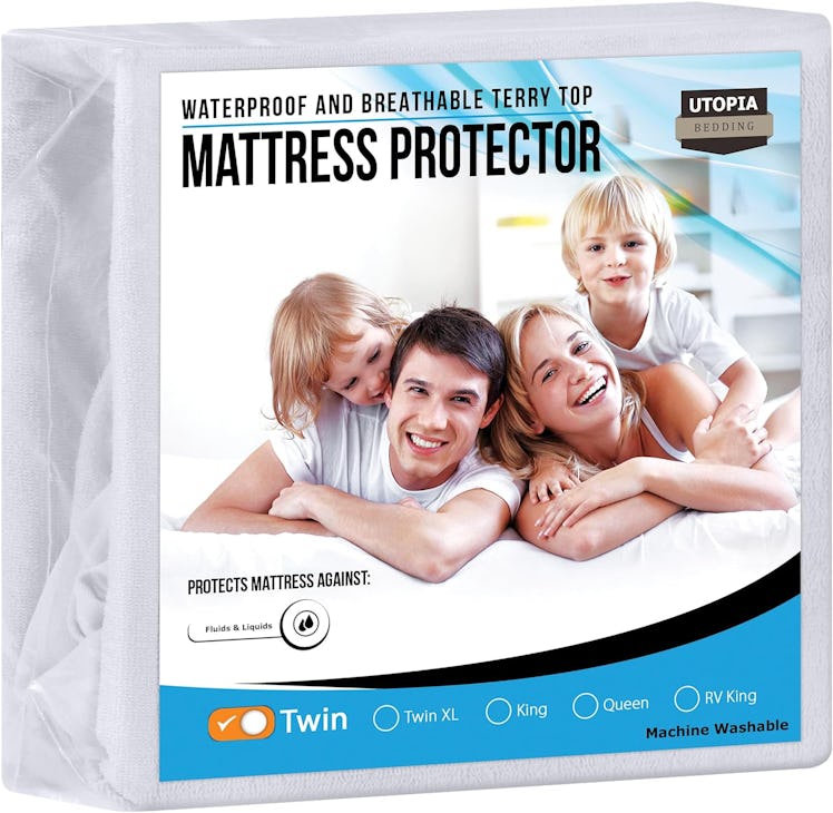 Utopia Bedding Waterproof Mattress Protector