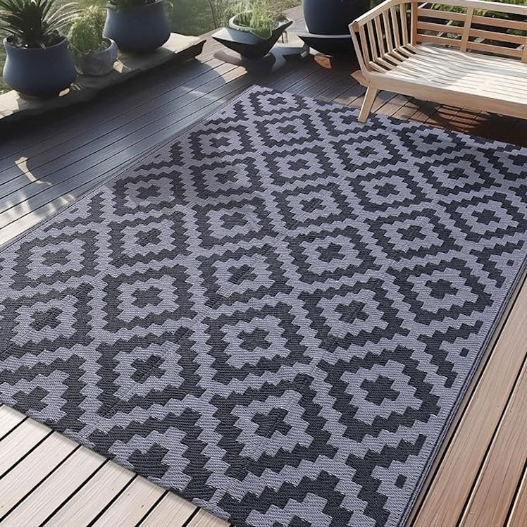 OLANLY Waterproof Outdoor Rug