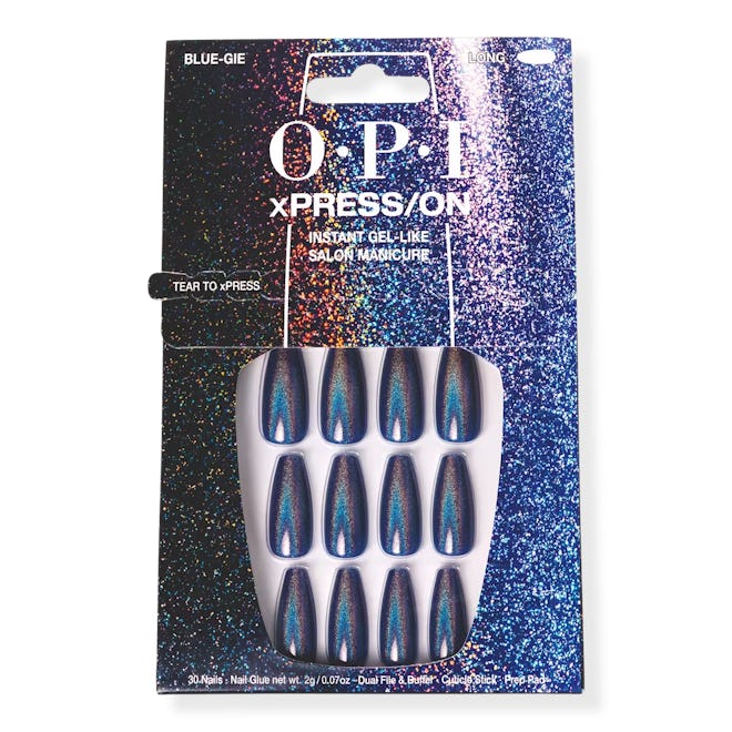 OPI Blue-Gie xPRESS/On Special Effect Press On Nails