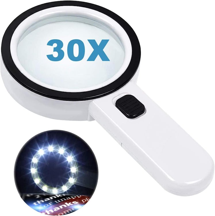 Nazano Magnifying Glass with 12 LED Lights