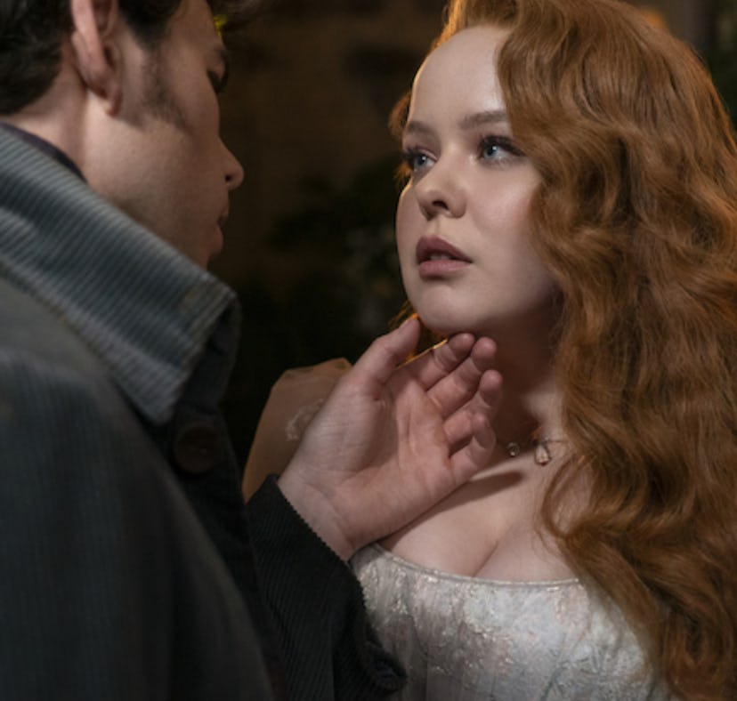 Colin Bridgerton and Penelope Featherington in 'Bridgerton' Season 3