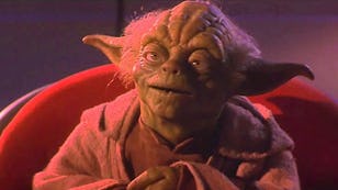 Yoda in 'Star Wars: Episode I — The Phantom Menace.'