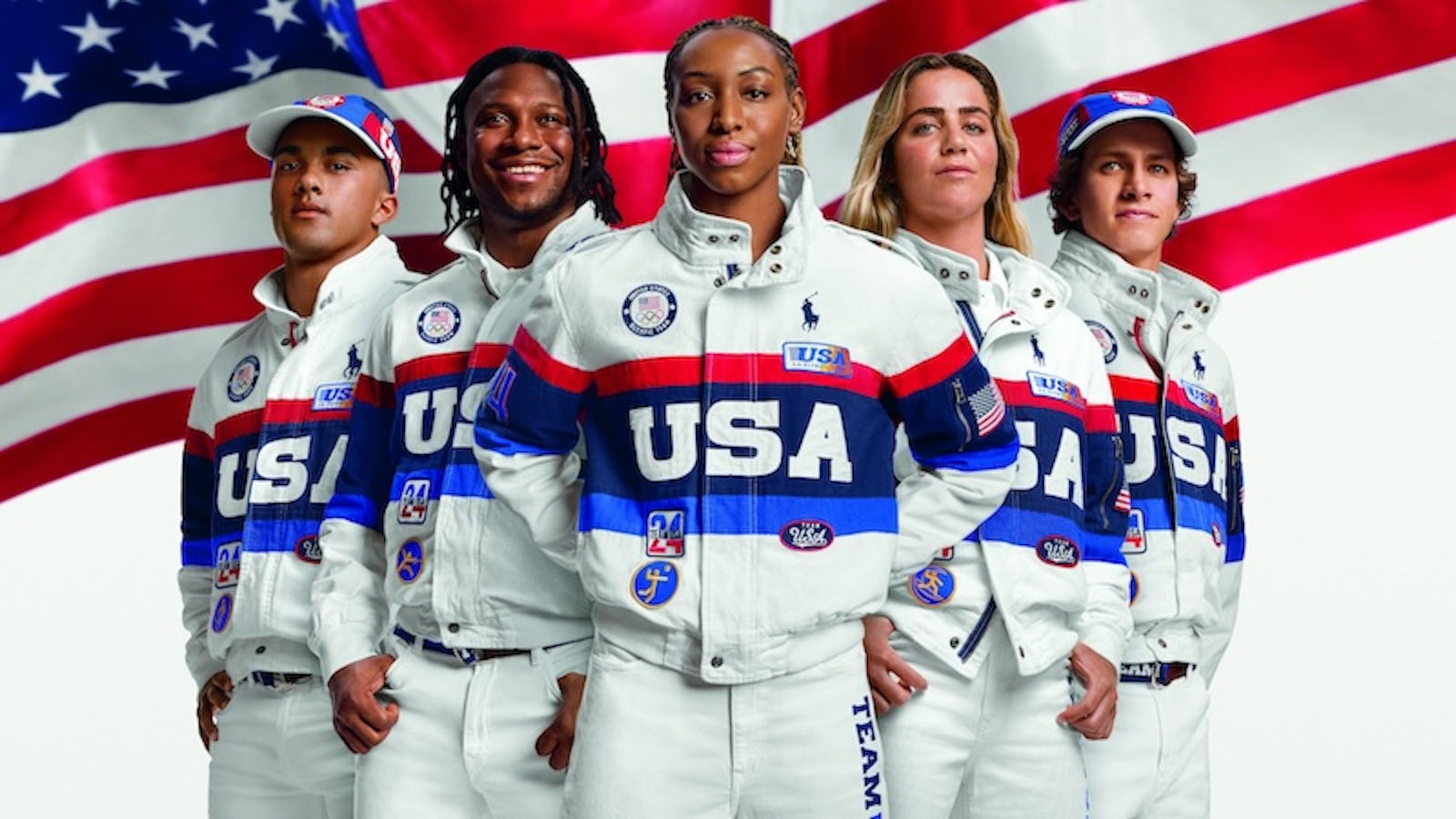 Team USA models Ralph Lauren’s 2024 Olympic Uniforms