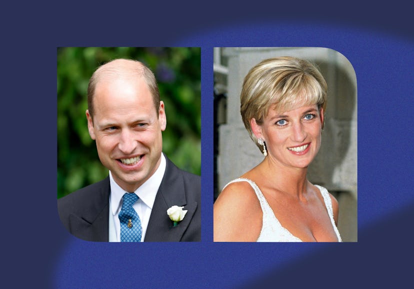 Prince William and Princess Diana.