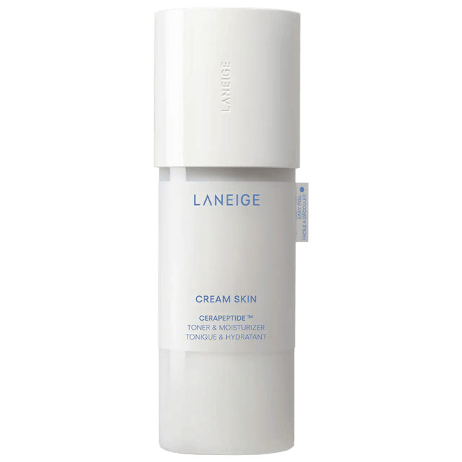 Cream Skin Refillable Toner & Moisturizer with Ceramides and Peptides