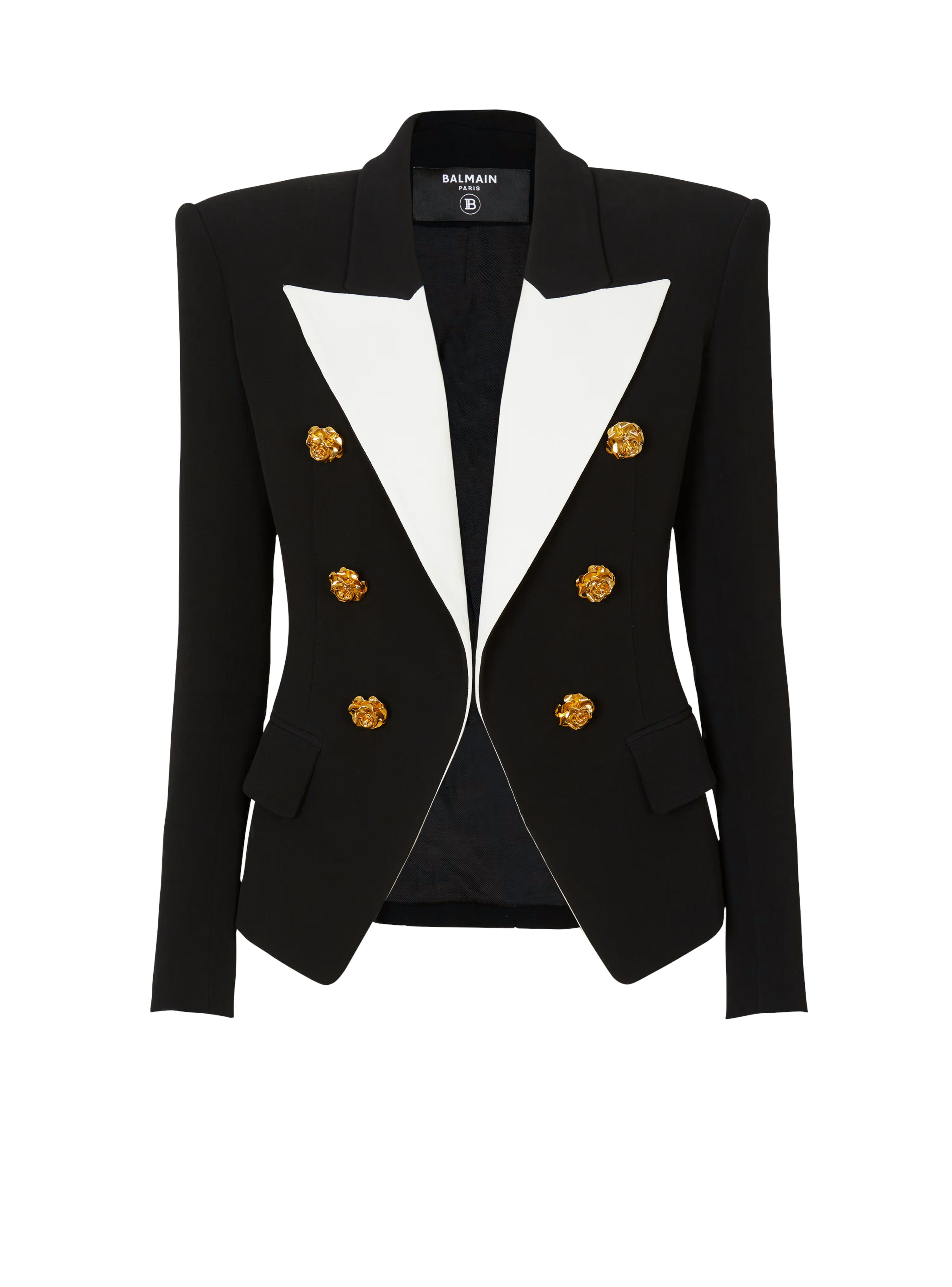 Slim-fit jacket with Roses buttons