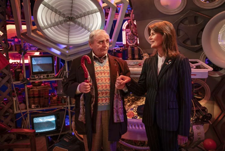 The Seventh Doctor and Ace in the Remembered TARDIS in BBC's "Tales of the TARDIS."