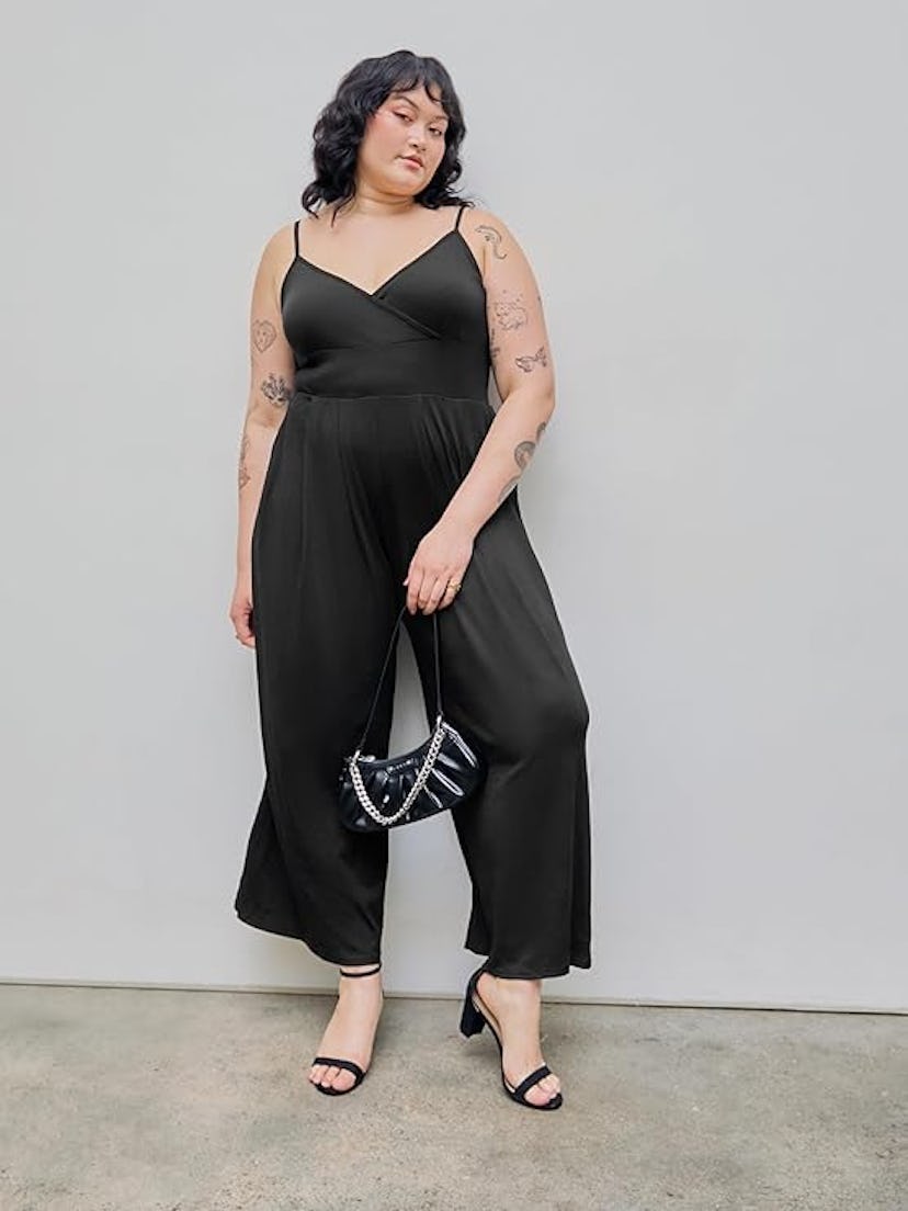 CIDER V-Neck Cami Wide-Leg Jumpsuit