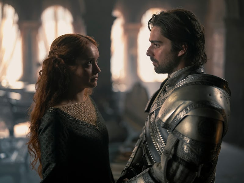Olivia Cooke and Fabien Frankel in House of the Dragon