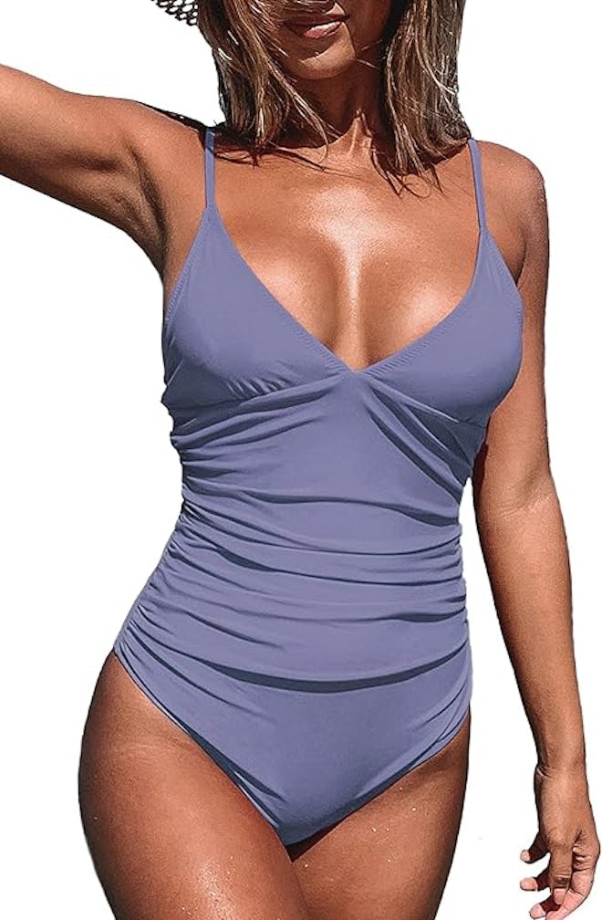 CUPSHE One Piece V Neck Bathing Suit