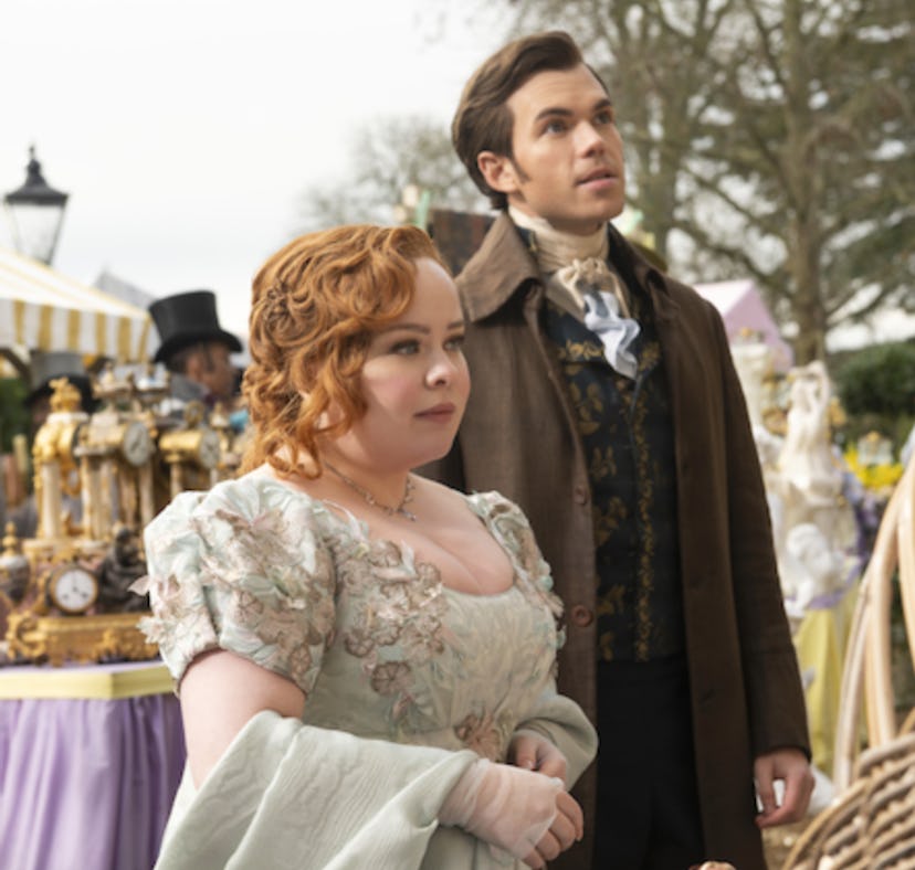 Penelope and Colin in 'Bridgerton' Season 3