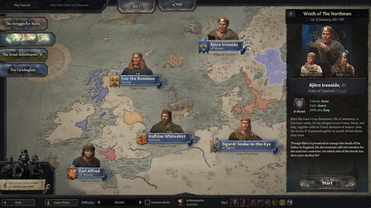 screenshot from Crusader Kings 3