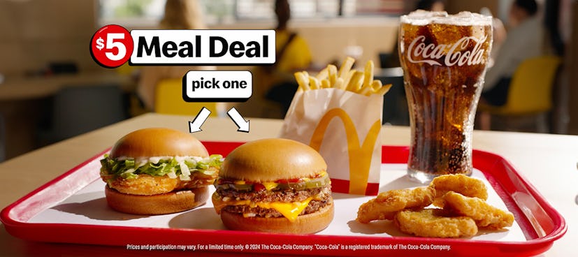 McDonald's $5 meal deal launching on June 25. 