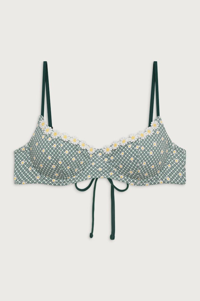 Cola Underwire Gingham Bikini Top