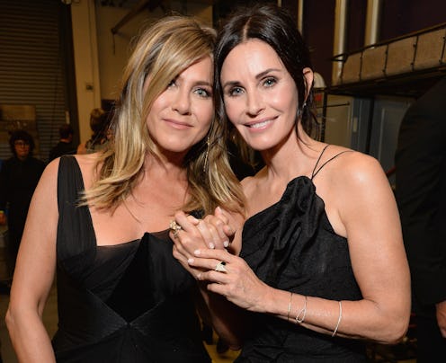 Jennifer Aniston and Courteney Cox.