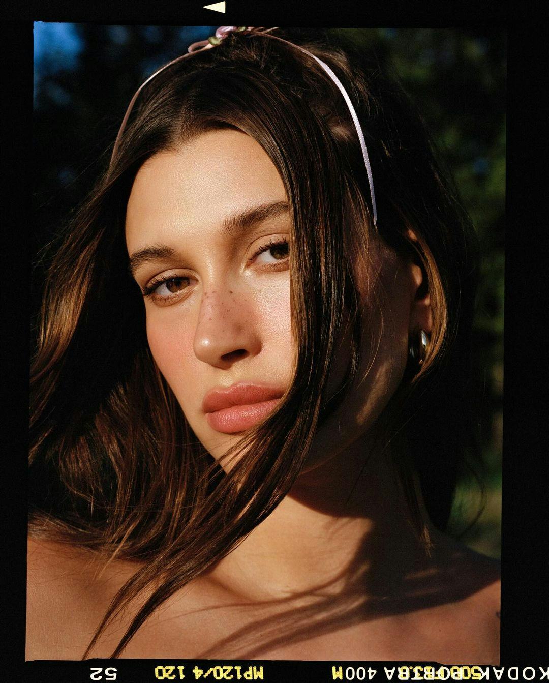 Hailey Bieber stars in a Rhode campaign.  